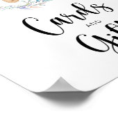 kleine teddy - berenkaartjes en cadeautjes baby sh poster (Hoek)