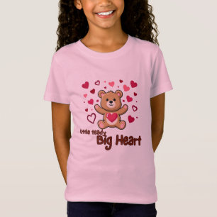 "Kleine Teddy Grote Hart" Knuffel Beer Meisjes T-S T-shirt