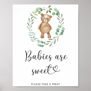 kleine teddybeer baby ' s zweten poster
