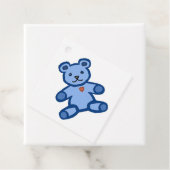 Kleine teddybeer bedankjes labels (In situ)