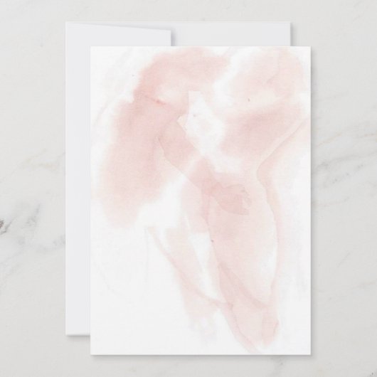 Kleine teddybeer - bloemenprinses waterverf kaart (Achterkant)