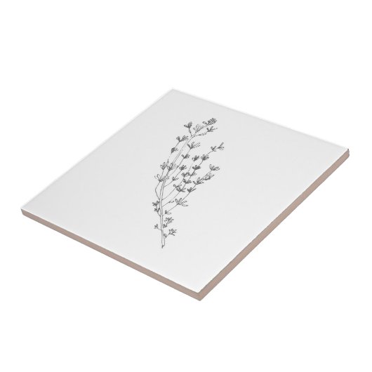 Kleine teeltegel tegeltje (Zijkant)