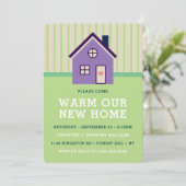 Kleine tehuis | Houseopwarming Kaart (Staand voorkant)