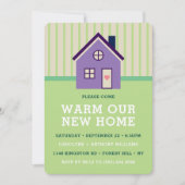 Kleine tehuis | Houseopwarming Kaart (Voorkant)