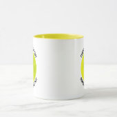 Kleine tekst GELE Combo 11oz Aangepaste Pickleball Mok (Midden)