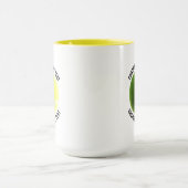 Kleine tekst GELE Combo 15oz Aangepaste Tennis Mok (Midden)