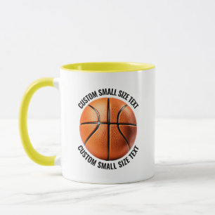 Kleine tekst GELE Combo 325ml Custom Basketbal Mok