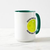 Kleine tekst HUN. GREEN Combo 15oz Aangepaste Pick Mok (Voorkant rechts)
