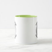 Kleine tekst LIME GROEN Combo 11oz Aangepaste Golf Mok (Midden)