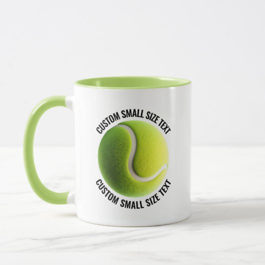 Kleine tekst LIME GROEN Combo 11oz Aangepaste Tenn Mok (Links)