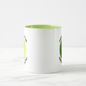 Kleine tekst LIME GROEN Combo 11oz Aangepaste Tenn Mok (Midden)