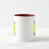 Kleine tekst MAROON Combo 11oz Aangepaste Pickleba Mok (Midden)