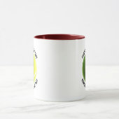 Kleine tekst MAROON Combo 11oz Aangepaste Tennis Mok (Midden)