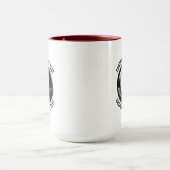 Kleine tekst MAROON Combo 15oz Aangepaste 8 Ball Mok (Midden)