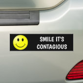 KLEINE TEKST VAN DE CONTAGIE BUMPERSTICKER (Op auto)