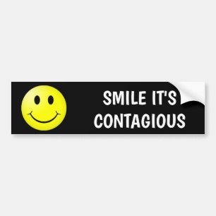 KLEINE TEKST VAN DE CONTAGIE BUMPERSTICKER