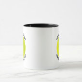 Kleine tekst ZWART Combo 325ml Douane Pickleball Mok (Midden)