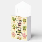 Kleine Tent Favoriet Doos Met Lint Met Tuinofferte Bedankdoosjes (Geopend)