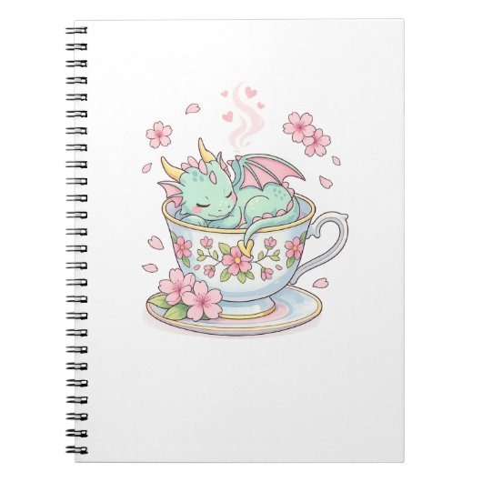 Kleine Theedragon Notitieboek (Voorkant)