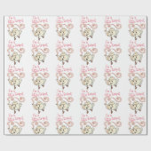 Kleine theepot cadeaupapier (Vlak)