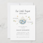 Kleine Theepotje Nursery Rijm Verjaardagsfeestje Kaart (Voorkant)