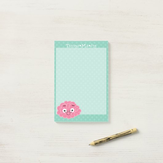 Kleine·Thinga-Ma-Jig· Post-it® Notes (Op bureau)