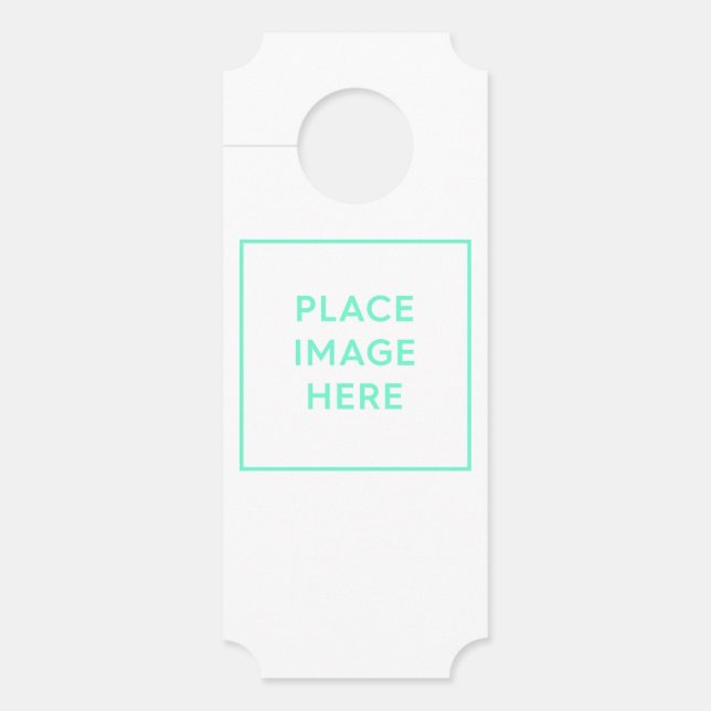 Kleine Ticket Doorhanger, Semi Gloss Deurhanger (Voorkant)