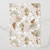 Kleine tijd voor het Vrijgezellenfeest van Tea Boh Folie Uitnodiging (Achterkant)