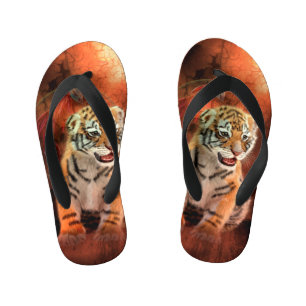 Kleine tijger baby kinder teenslippers
