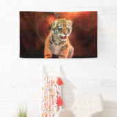 Kleine tijger baby spandoek (Insitu)