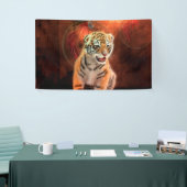 Kleine tijger baby spandoek (Beurs)