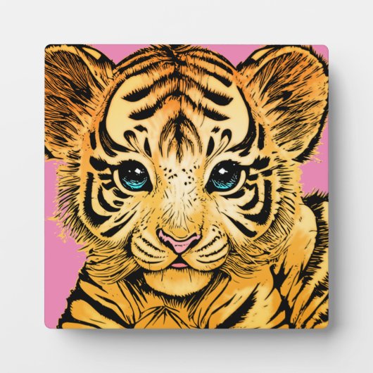 KLEINE TIJGER FOTOPLAAT (Voorkant)