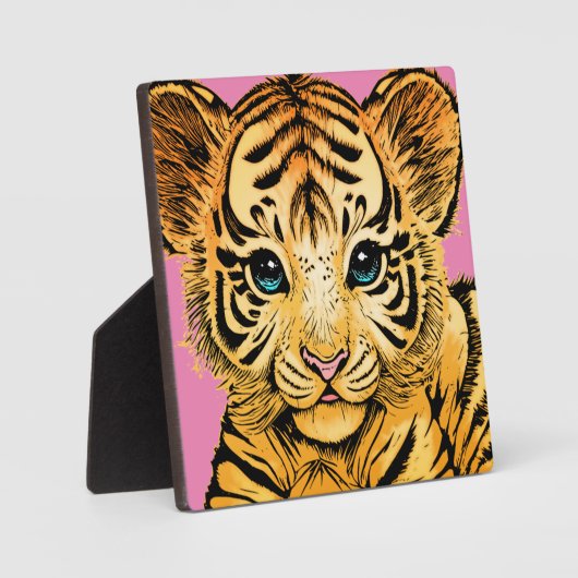 KLEINE TIJGER FOTOPLAAT (Voorkant)