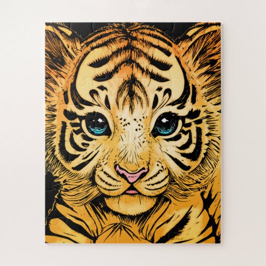 KLEINE TIJGER LEGPUZZEL (Verticaal)