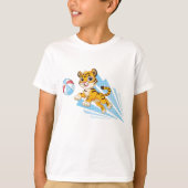 Kleine tijger met bal t-shirt (Voorkant)