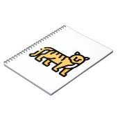 Kleine tijger notitieboek (Linkerzijde)
