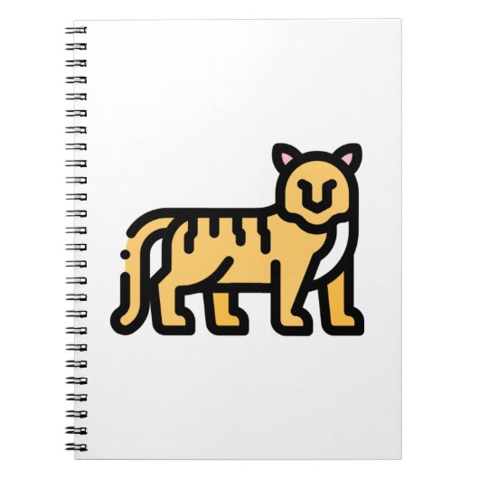 Kleine tijger notitieboek (Voorkant)
