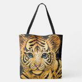 KLEINE TIJGER TOTE BAG (Achterkant)