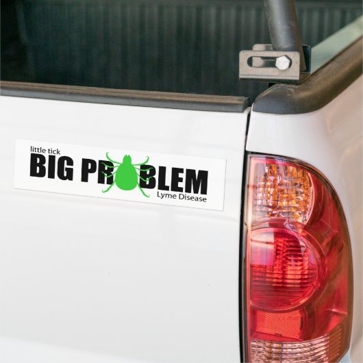 Kleine tikje, groot probleem bumpersticker (Op Truck)
