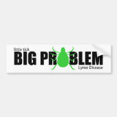 Kleine tikje, groot probleem bumpersticker (Voorkant)
