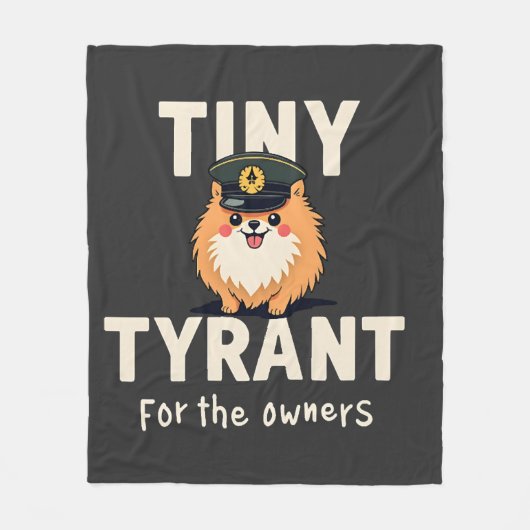 Kleine Tiran Fleece Deken (Voorkant)