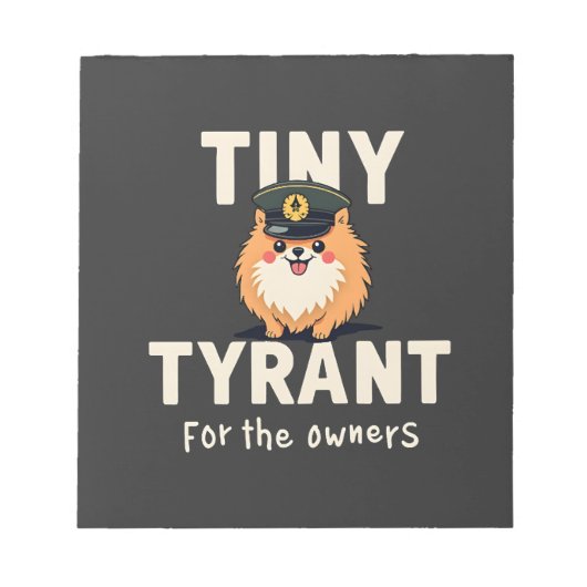 Kleine Tiran Notitieblok (Voorkant)