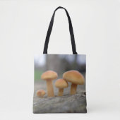 Kleine Toadstools Macro Canvas tas (Voorkant)