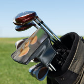 Kleine Toadstools Macro Golf Putter Hoesje Golfheadcover (Insitu)