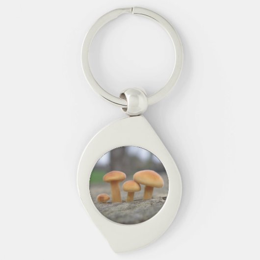 Kleine Toadstools Macro Sleutelhanger (Voorkant)
