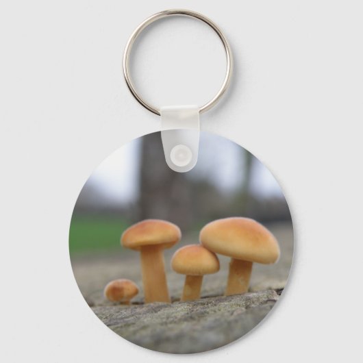 Kleine Toadstools Macro Sleutelhanger (Voorkant)