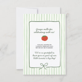 Kleine Tomaten Bedankkaart