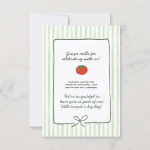 Kleine Tomaten Bedankkaart