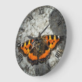 Kleine tortoiseshel Butterfly Grote Klok (Hoek)
