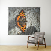 Kleine tortoiseshel Butterfly Wandkleed (In Situ (horizontaal))
